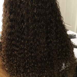 A211 RENEE Virgin Brazilian Kinky Curly CC 4x4 Lace Closure Wig