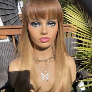 A228 ELLE Virgin Malaysian Straight CC 4x4 Lace Closure Wig