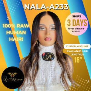 A233 NALA Raw Brazilian Body Wave CC 5X5 Lace Closure Wig