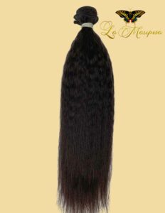 Virgin Brazilian Kinky Straight Natural Black/ Brown