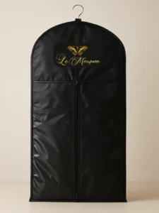 Black Hair Extension wig bag with hanger